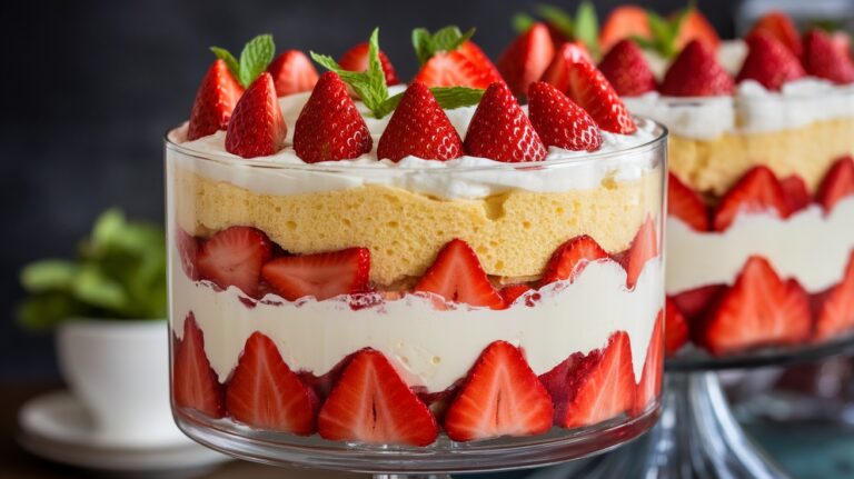 Delightful Strawberry Shortcake Trifle Recipe