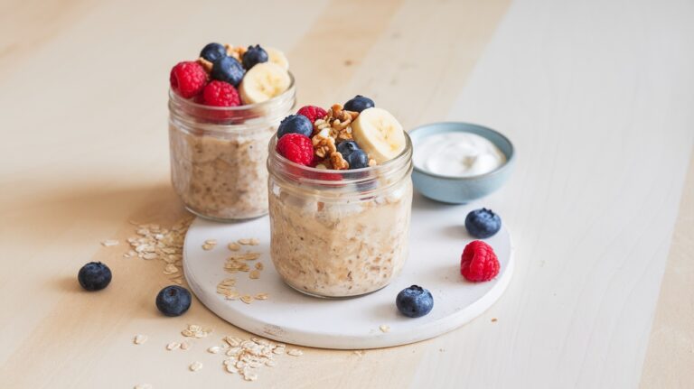 Creamy Overnight Oats with Yogurt Recipe