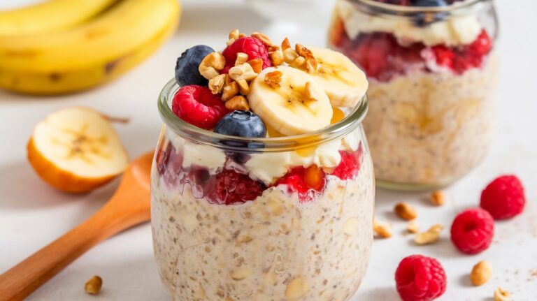 Nutty Overnight Oats Recipe without Yogurt